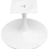 Clearance KARE Design Coffee Table Base Schickeria White Ø60cm