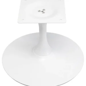 Clearance KARE Design Coffee Table Base Schickeria White Ø60cm