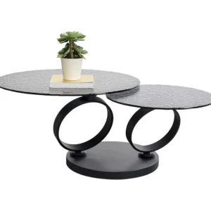 Best KARE Design Coffee Table Beverly Bubble Black 133x80cm