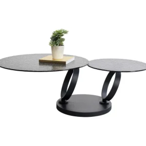 Best KARE Design Coffee Table Beverly Bubble Black 133x80cm