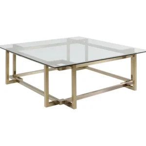 Best KARE Design Coffee Table Clara Gold 120x120cm