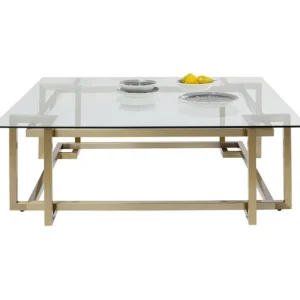 Best KARE Design Coffee Table Clara Gold 120x120cm