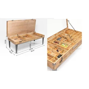 Clearance KARE Design Coffee Table Collector Nature 122x55cm