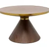 Online KARE Design Coffee Table Cono Walnut Ø70cm