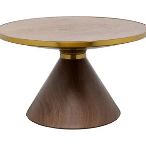 Online KARE Design Coffee Table Cono Walnut Ø70cm