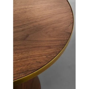 Outlet KARE Design Coffee Table Cono Walnut Ø50cm