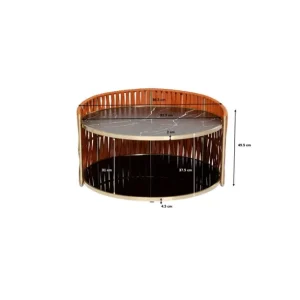 Discount KARE Design Coffee Table Copper Ø86cm