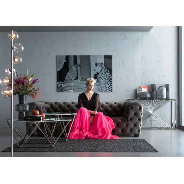 coffee_table_cristallo_ch_1.webp Hot KARE Design Coffee Table Cristallo Chrome 80x80cm