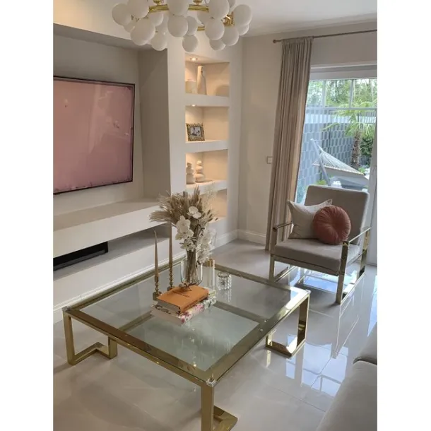 coffee_table_gold_rush_xc_5.webp Outlet KARE Design Coffee Table Gold Rush 120x120cm