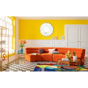 Best KARE Design Coffee Table Jupiter Gold Ø100cm