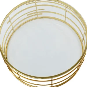 Best KARE Design Coffee Table Jupiter Gold Ø100cm