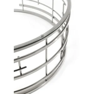 Best KARE Design Coffee Table Jupiter Silver Ø100cm