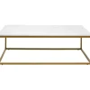 Best KARE Design Coffee Table Key West Gold 120x60cm