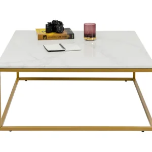 Discount KARE Design Coffee Table Key West Gold 90x90cm