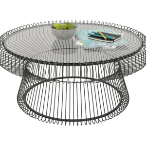 Outlet KARE Design Coffee Table Lisboa Black Ø86cm