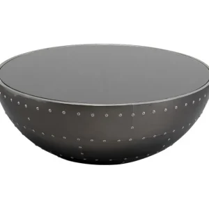 Sale KARE Design Coffee Table Lounge Black Graphit Ø83cm