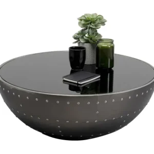Sale KARE Design Coffee Table Lounge Black Graphit Ø83cm