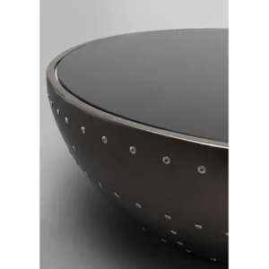 Sale KARE Design Coffee Table Lounge Black Graphit Ø83cm
