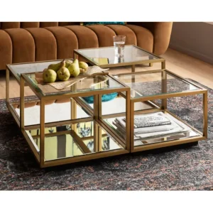 Online KARE Design Coffee Table Luigi Gold (4/Set)