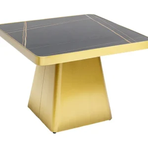 Discount KARE Design Coffee Table Miler Gold 80x80cm