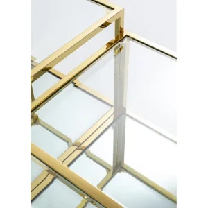 Hot KARE Design Coffee Table Orion Gold (4/Set)