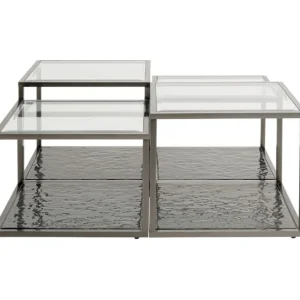 Sale KARE Design Coffee Table Orion Graphite (4/Set)