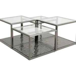 Sale KARE Design Coffee Table Orion Graphite (4/Set)