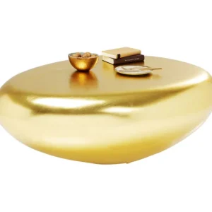 Fashion KARE Design Coffee Table Pebble Gold 122x96