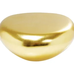 Fashion KARE Design Coffee Table Pebble Gold 122x96