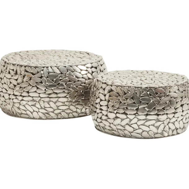 coffee_table_pebbles_delu_2.webp New KARE Design Coffee Table Pebbles Deluxe Silver (2/Set)