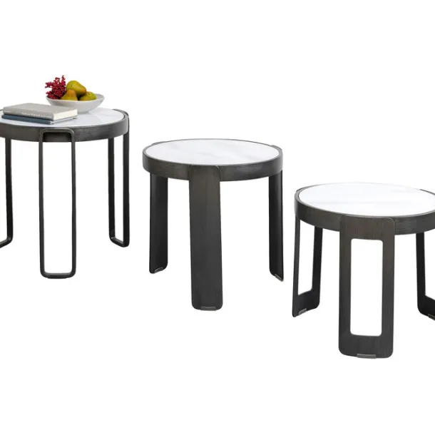 coffee_table_perelli_blac_0.webp Clearance KARE Design Coffee Table Perelli Black (3/Set)
