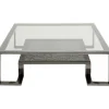New KARE Design Coffee Table Rush Graphite 120x120cm