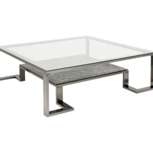 New KARE Design Coffee Table Rush Graphite 120x120cm