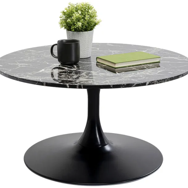 coffee_table_schickeria_m_1-1.webp Best KARE Design Coffee Table Schickeria Marble Black Ø80cm