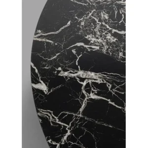 Best KARE Design Coffee Table Schickeria Marble Black Ø80cm