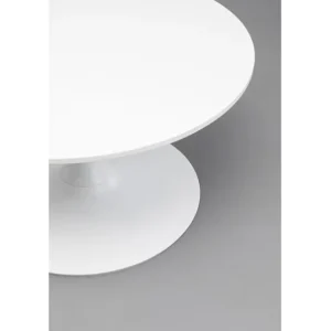 Discount KARE Design Coffee Table Schickeria White Ø80cm