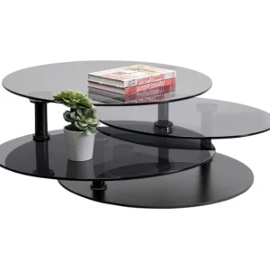 Fashion KARE Design Coffee Table Twist Ø90 (170)x43cm