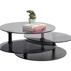 Fashion KARE Design Coffee Table Twist Ø90 (170)x43cm