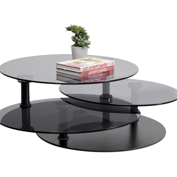 coffee_table_twist__xcm_4.webp Fashion KARE Design Coffee Table Twist Ø90 (170)x43cm
