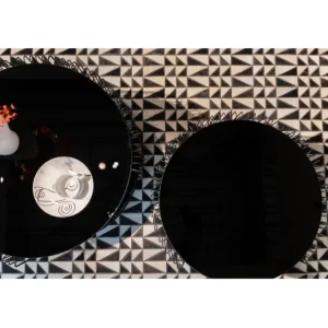 Fashion KARE Design Coffee Table Wire Double Black (2/Set)