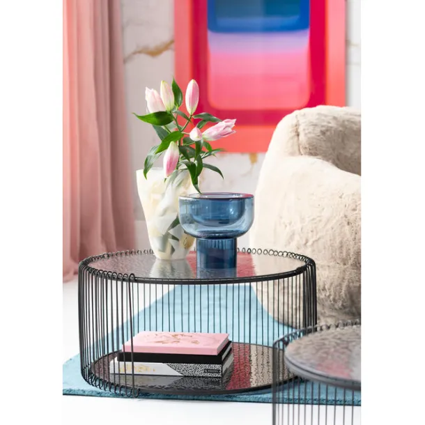 coffee_table_wire_double__3-6.webp Online KARE Design Coffee Table Wire Double Bubble Black (2/Set)