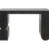 Outlet KARE Design Console Curve Black 120x76cm
