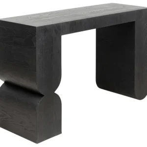 Outlet KARE Design Console Curve Black 120x76cm