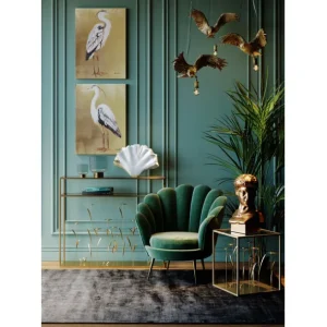 Hot KARE Design Console Flower Meadow Gold 100