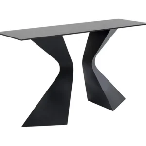Clearance KARE Design Console Gloria Black Ceramik 140x81cm