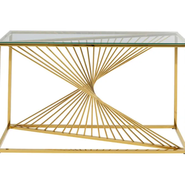 console_laser_gold_clear__0.webp Fashion KARE Design Console Laser Gold Clear Glass 120x40cm