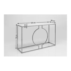 New KARE Design Console Miami Loft Black 120x75cm