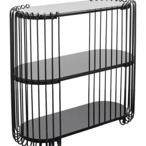 Outlet KARE Design Console Wire Black 81x78cm
