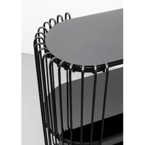 Outlet KARE Design Console Wire Black 81x78cm