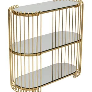 Clearance KARE Design Console Wire Brass 81x78cm